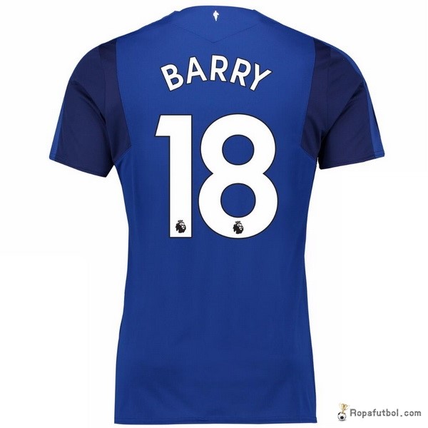 Camiseta Everton Replica Primera Ropa Barry 2017/18